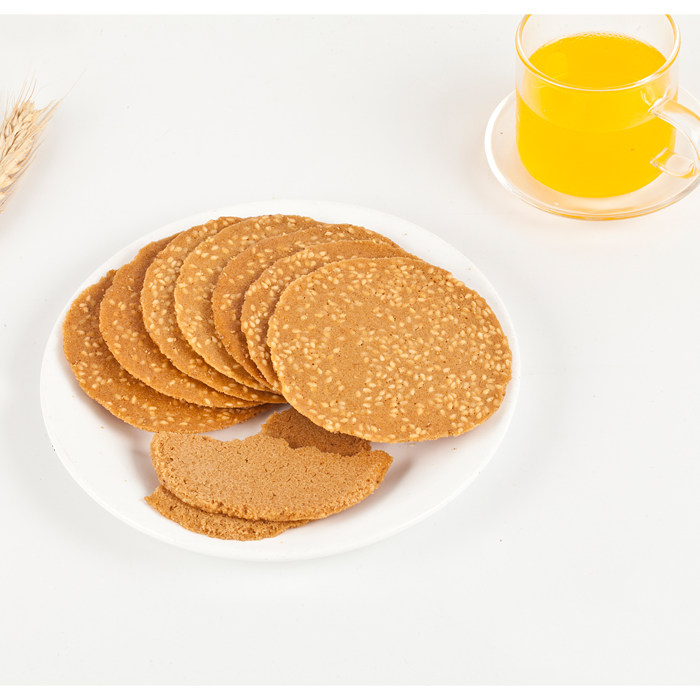 传统 手工烤片 麻片 薄脆饼干芝麻黑米紫薯休闲小零食手工烤片