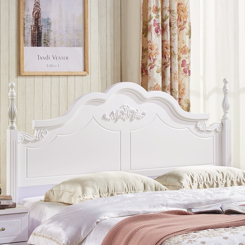 床头定做双床买个单买个床头板地中海靠背床架