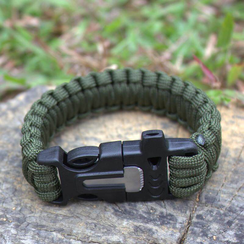 户外防护救生手环伞兵战术多功能手链野外生存特种兵伞绳