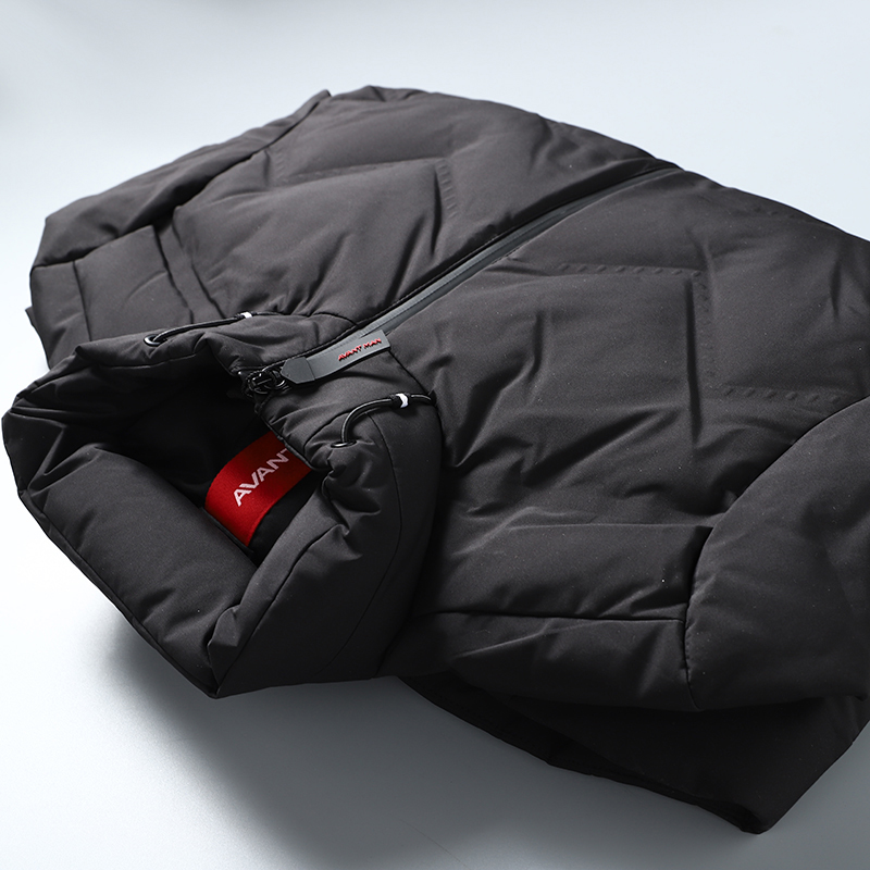 撤柜剪标海系列基础冬季立领爸爸装保暖舒适羽绒服外套上衣白鸭绒