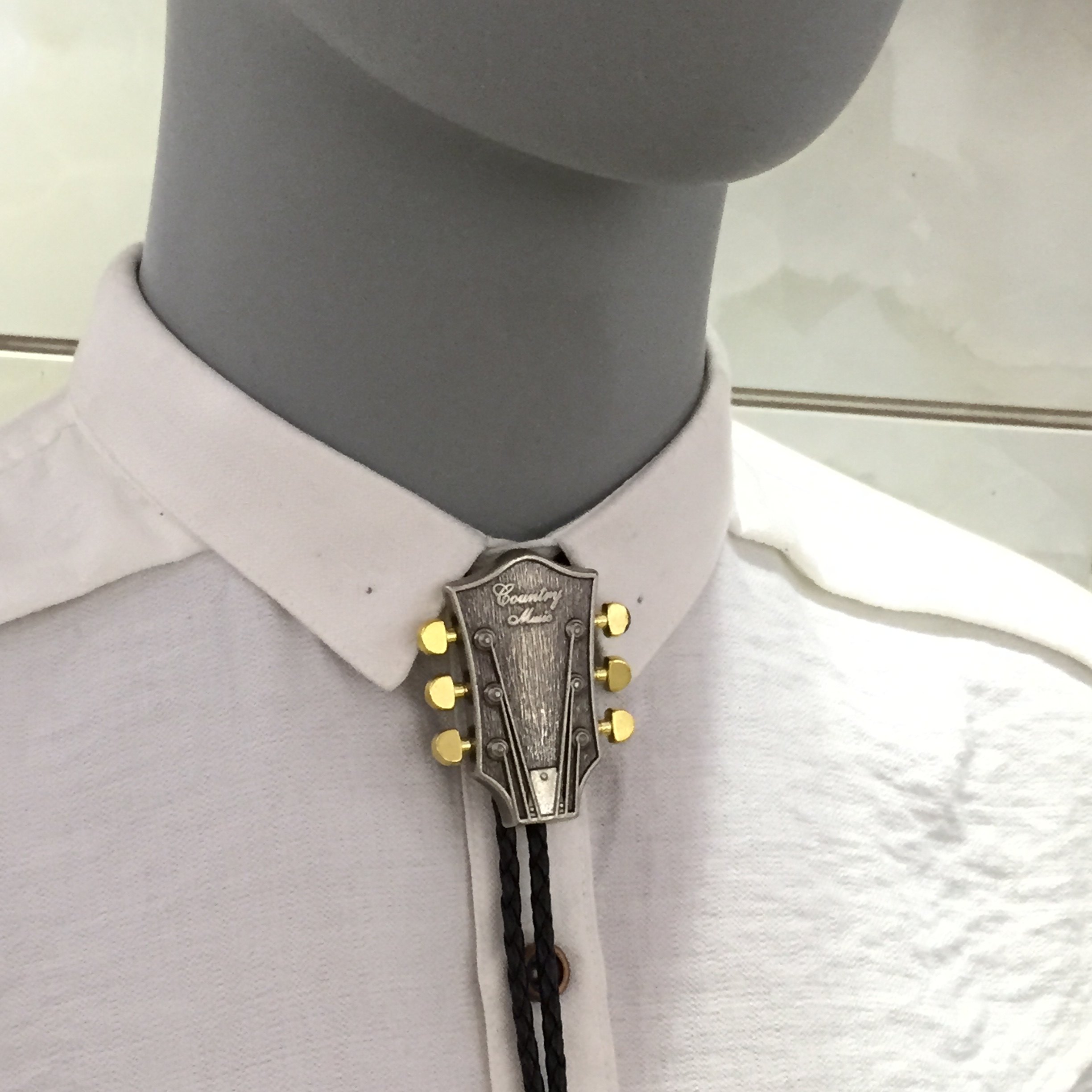 波洛个性卡扣领带潮男领结时尚乡村音乐pu其他配件