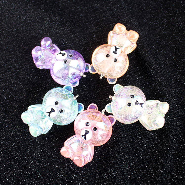 烘焙蛋糕装饰网红爆款个性创意气泡熊情景情景节日装扮用品