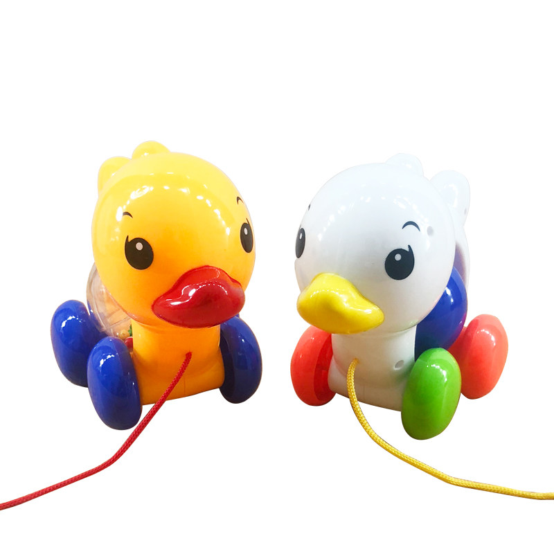 宝宝拖拉学步玩具车幼儿园13岁儿童牵引手拉响铃拖拉学步玩具