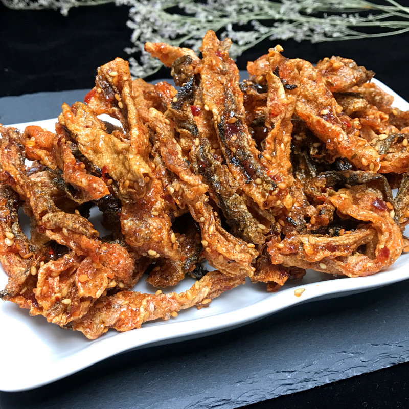 鱼皮食鱼香辣500g甜辣蜜汁鳕鱼零食海味特产即食鱼零食