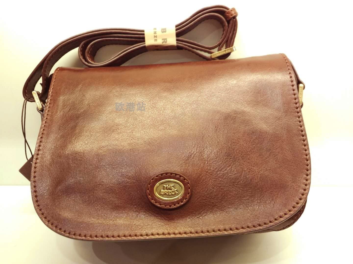 意大利专柜thebridge桥牌女士手工正品真皮皮包通用款女包