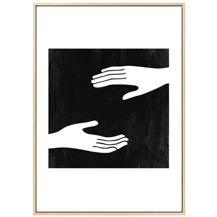 黑白线条装饰画客厅沙发背景墙书房创意壁画北欧现代装饰画