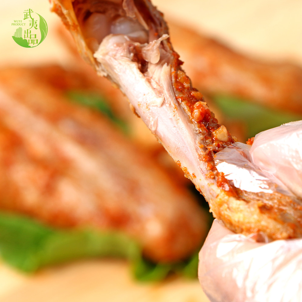 熏鸭翅 武夷山特产岚谷熏鹅 特制鸭翅熏香辣麻自制零食