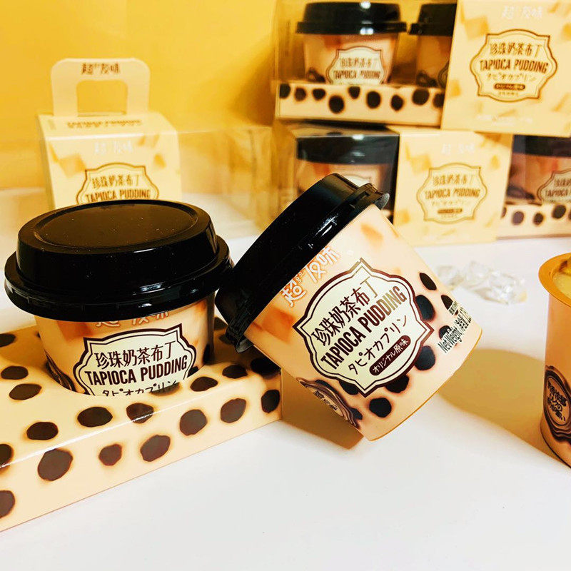 超友珍珠奶茶茶味布丁果冻乳牛奶冻375g甜品果冻