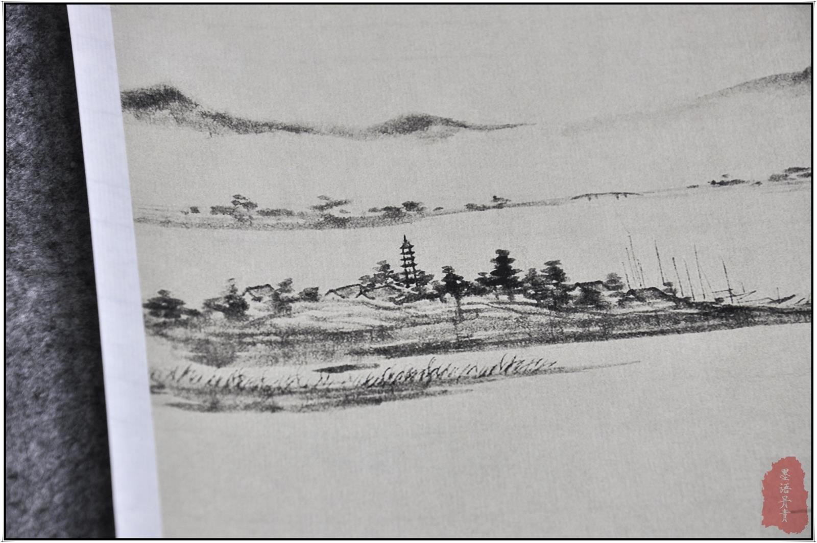 艺术微喷高清复制画心项圣林泉高逸图林泉高逸图33x1233国画