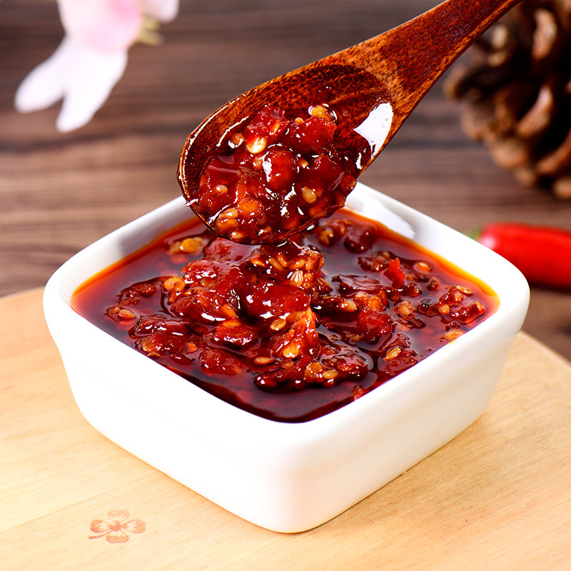 辣椒酱自制农家超辣特辣蒜蓉下饭手工拌饭酱辣酱香辣酱四川特产