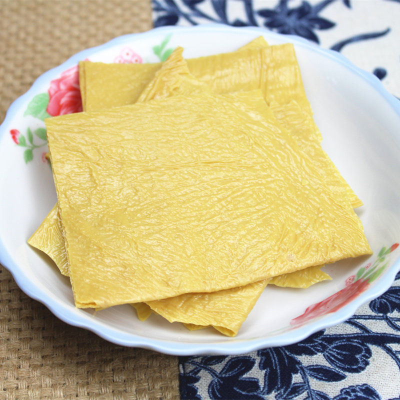 广东鲜府皮豆腐皮上水丰鲜豆皮 素鸡素食鲜油皮30张豆捞火锅素食