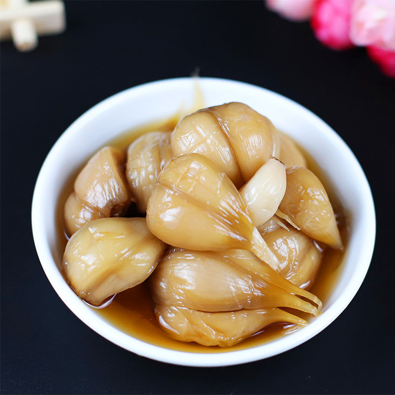 扬州特产三和四美酱菜糖醋大蒜独蒜375克4瓶酱菜