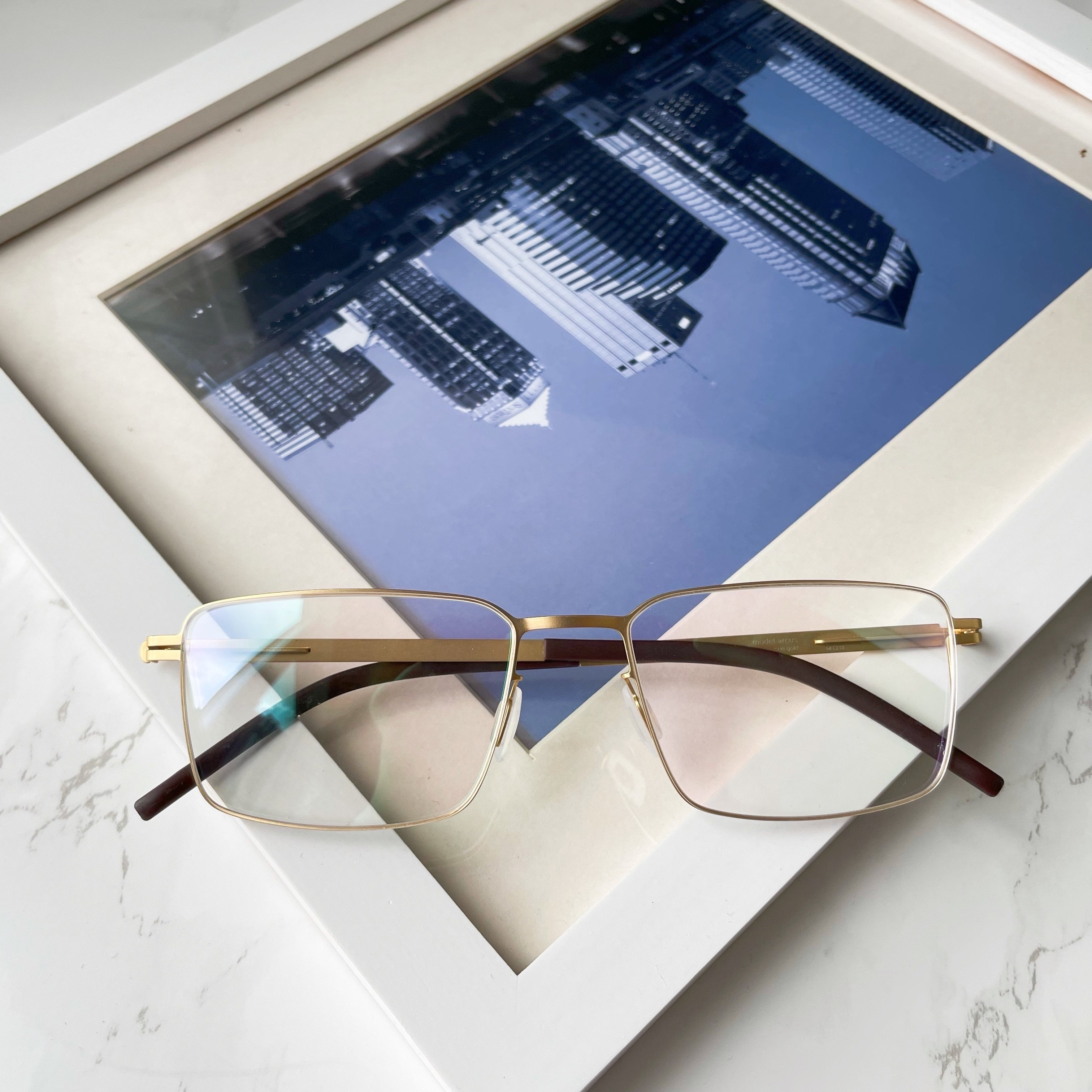 眼镜高端螺丝牛牛icberlin超轻薄钢方框商务眼镜架