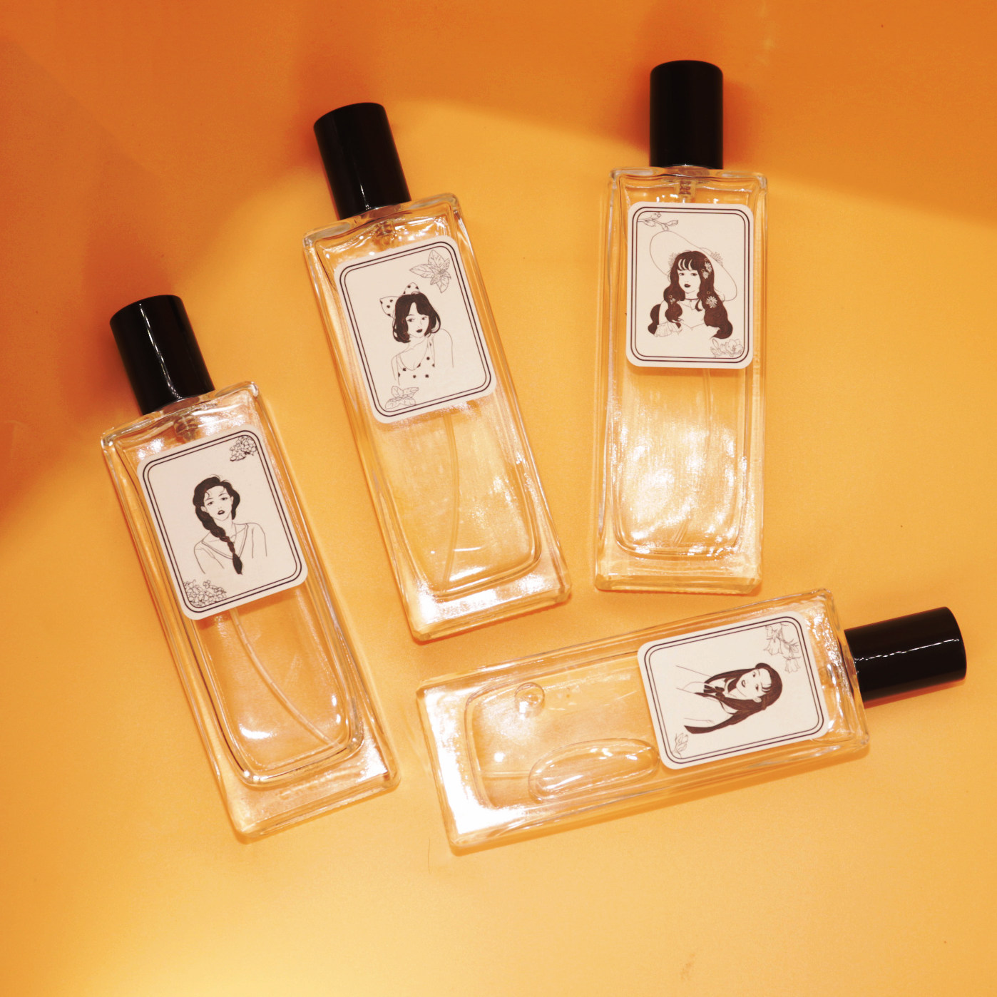 美顿香水四小姐持久淡香学生少女清新男女士小众品牌奶香正品50ml