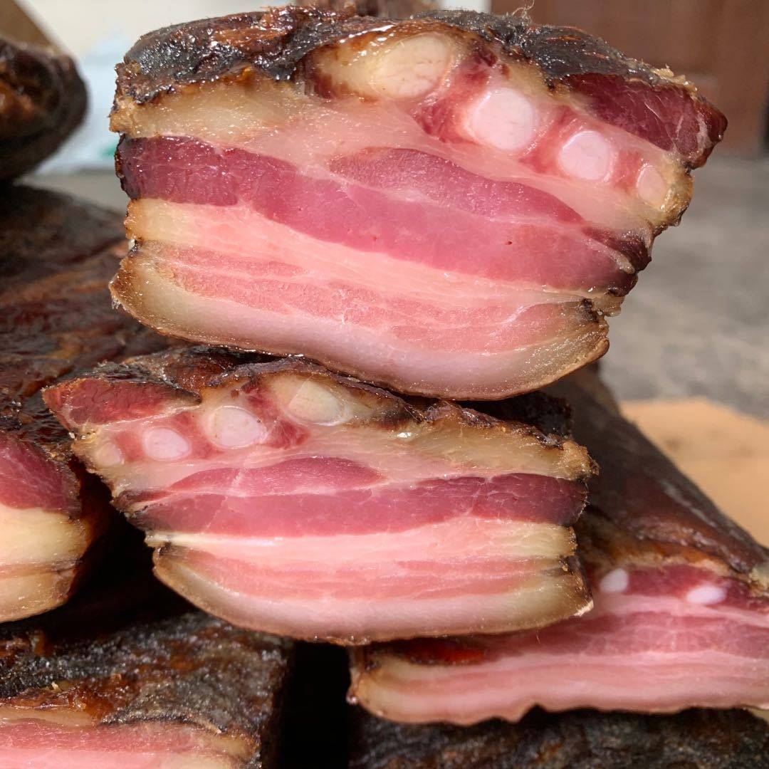 散养土猪腌肉正宗烟熏恩施五花腊肉农家自制腌肉
