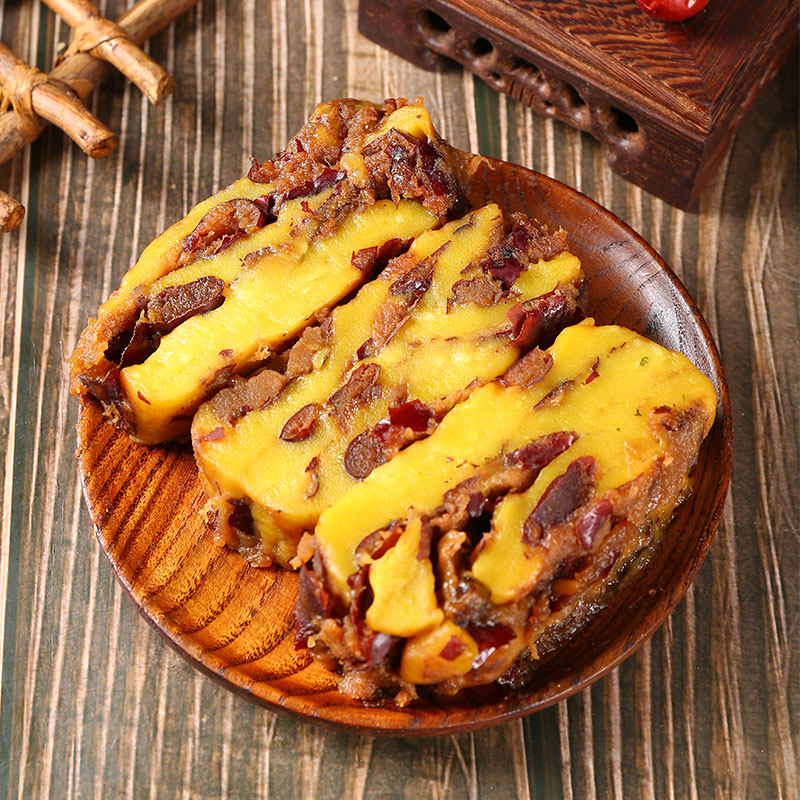 山西大黄米面年糕红枣粘糕糯米切糕油炸阳泉年糕