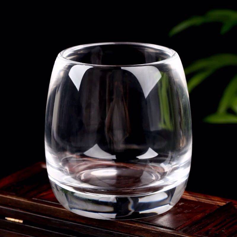 茶杯水晶天然水晶啤酒杯杯水水杯威士忌杯红酒杯功夫茶杯