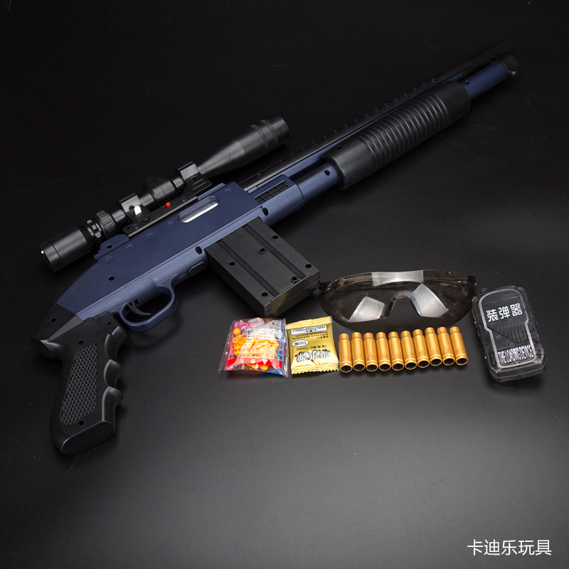 ak12突击步枪丛林蟒纹迷彩冲锋枪ak47下供弹连发对战小月亮水弹枪