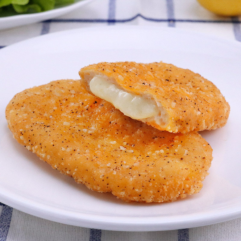 芝士鸡排正大爆浆640g8片夹心鸡扒冷冻半成品生鸡肉