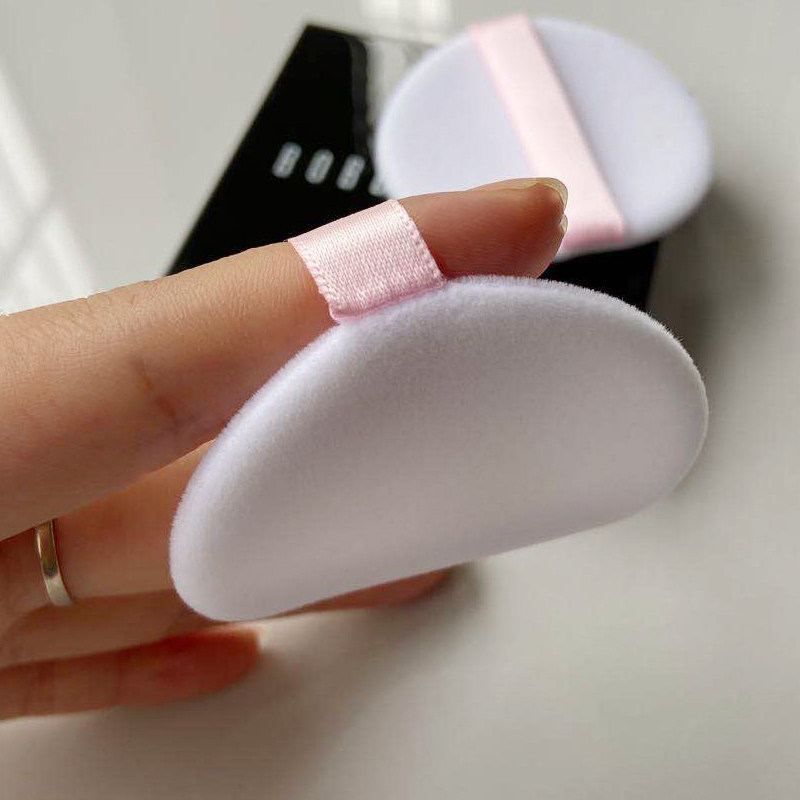 粉扑芭比波朗粉饼定妆干粉纤薄植绒脸部化妆美妆工具面扑