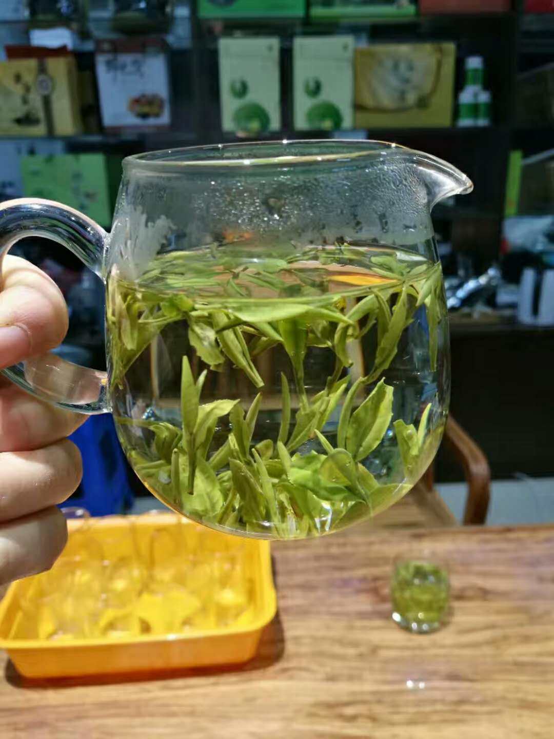 【半斤】2018新茶叶浓香特级炒青绿茶 开化龙顶茶250g散装 包邮
