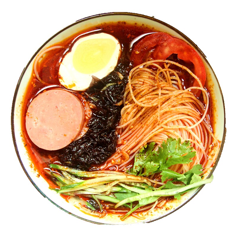 正宗新乡朝鲜面方便即食冷面包子家酸甜辣香辣凉面河南特产5袋装