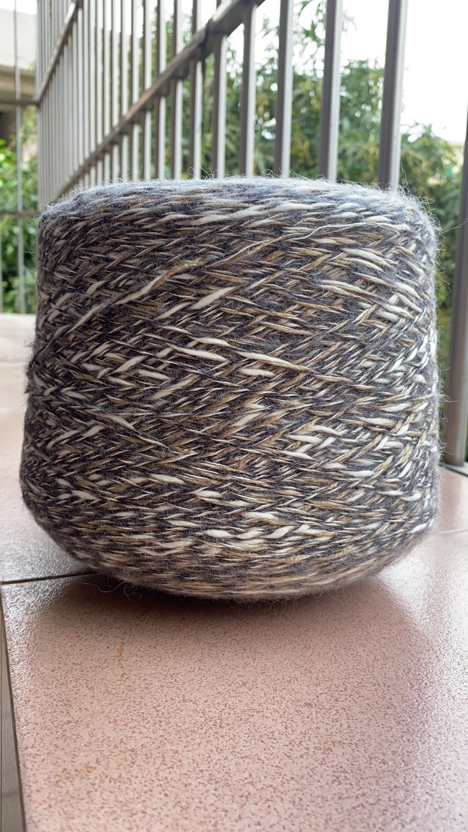 羊毛花式冰岛马海毛棉纱混线中粗毛线围巾披肩毛线