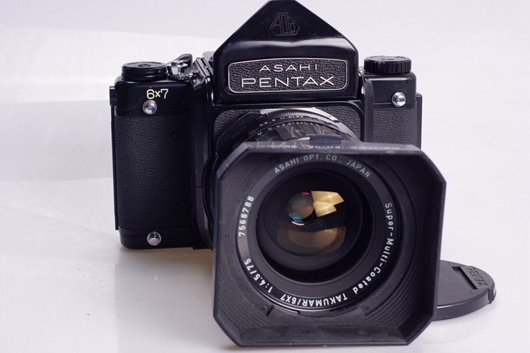 宾得pentax6x7一代画幅胶片相机广角人文摄影大中幅相机