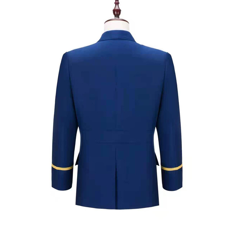 新式消防员春秋常服火焰蓝冬季常服男女套装西服救援衬衫专职外套