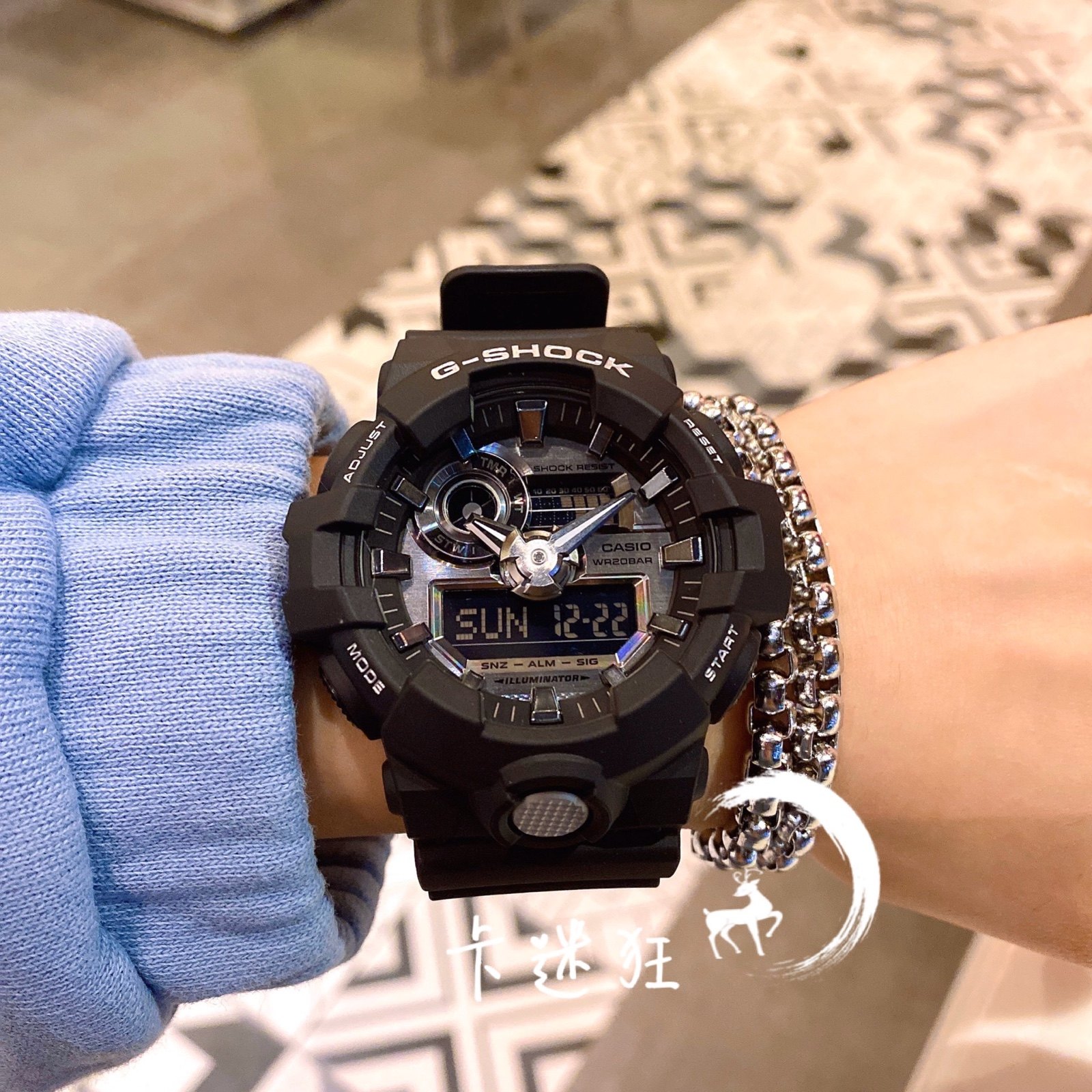 卡西欧g-shock防水手表ga-700-4a/7a/700se-1a4/1a2/710gb-1b/ar