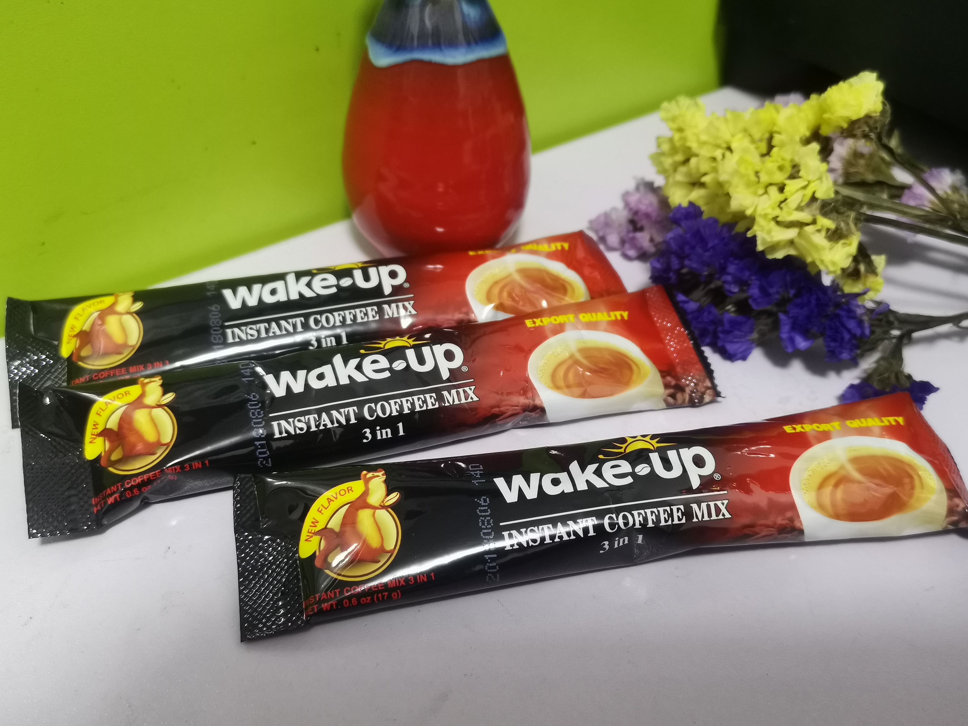越南原装进口威拿wake up貂鼠三合一即溶咖啡306g盒装猫屎味咖啡 - 图3