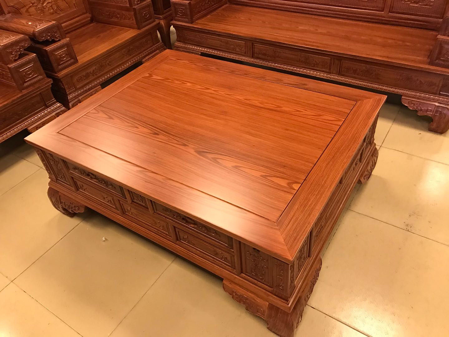 红木沙发菠萝格实木明清仿古家具进口花梨木新实木沙发