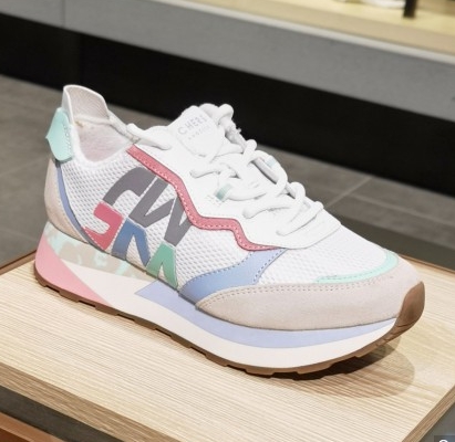 skechers斯凯奇新款女鞋复古拼色网布运动鞋女士休闲鞋单鞋