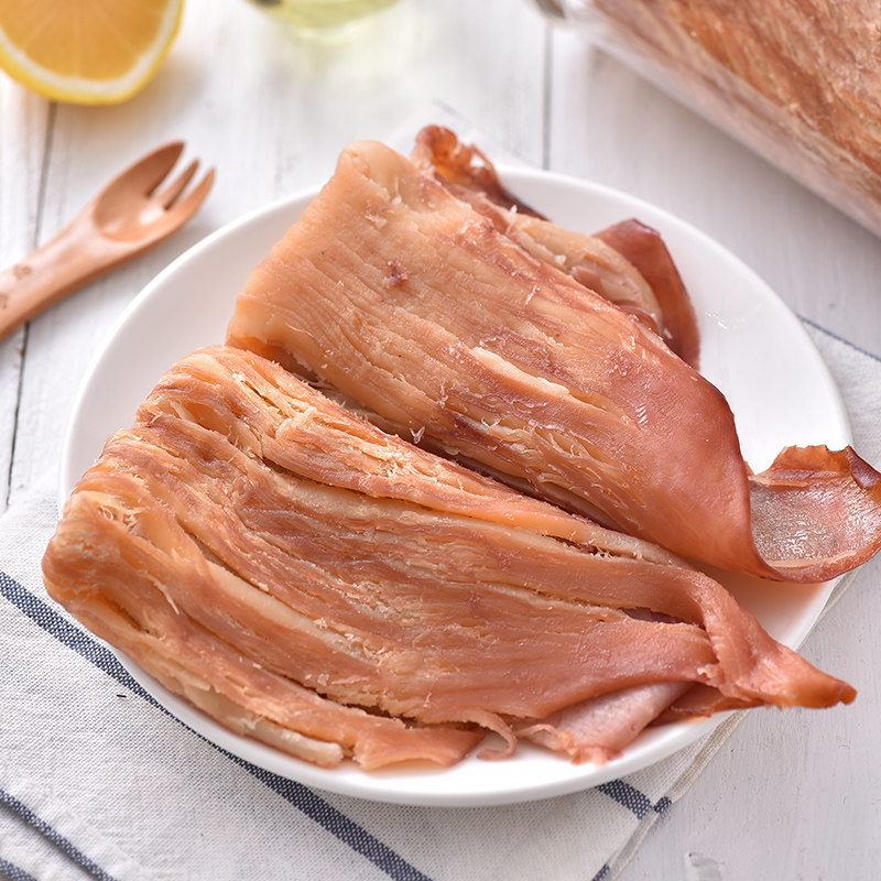 鱿鱼鱼片500g包邮手风琴片即青岛特产海鲜零食即食鱿鱼零食