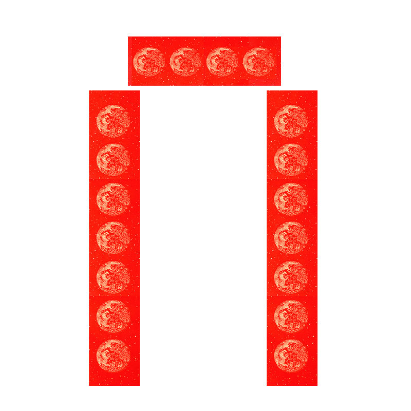 对联春联万年红空白宣纸专用用纸洒金手写书法文房四宝