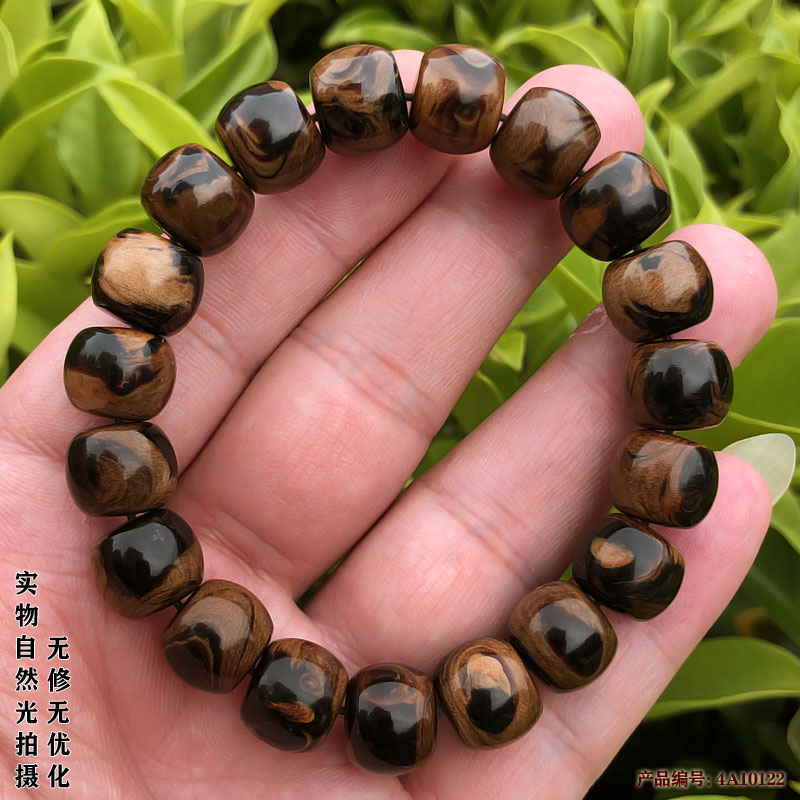 神木阁柳手串手珠苹果珠鼓珠桶佛珠念珠10x12cm山水手串