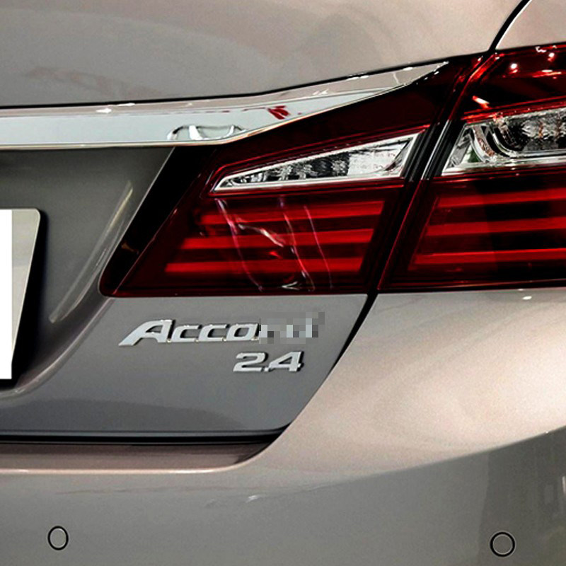 适用于升级排量字母标贴24车专用雅阁九代八代汽车装饰贴