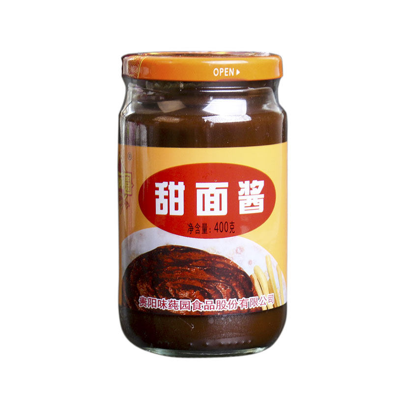 味莼园甜面酱3瓶贵州特产炸酱面卷卷饼煎饼果子酱类调料