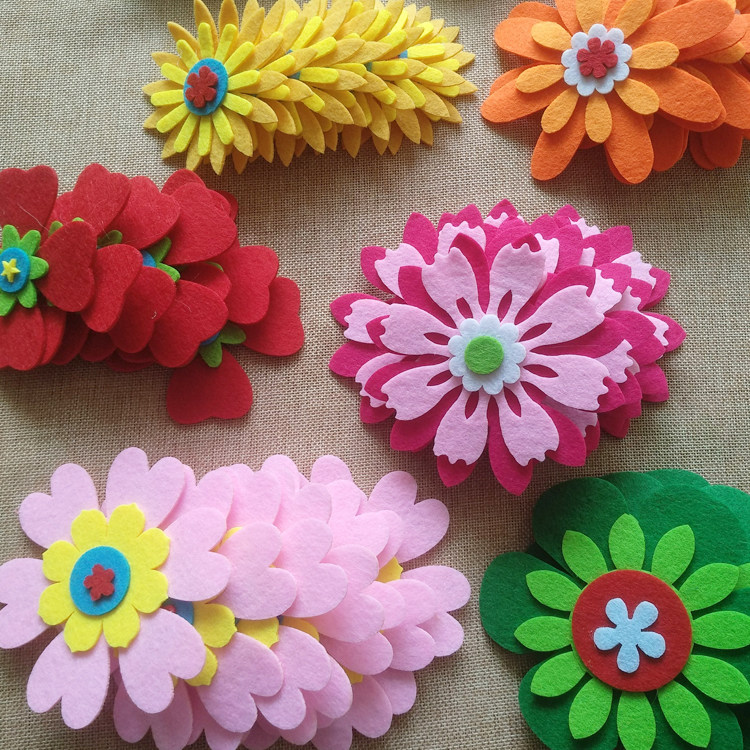 幼儿园环创花朵素材小学教室环境黑板报主题墙壁报装饰无纺布墙贴