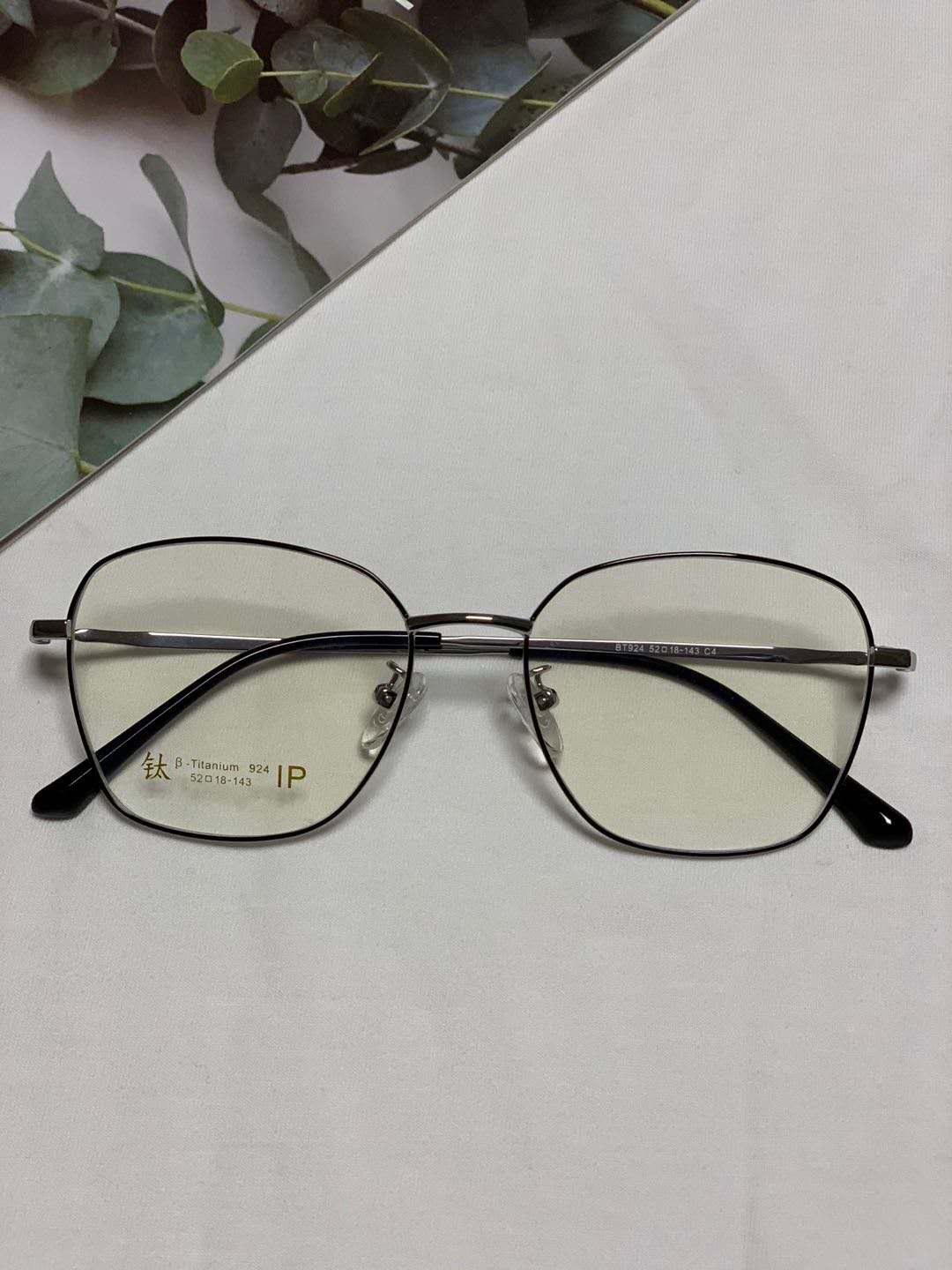 新款眼镜镜框钛架时尚潮流超轻框架度数韩版素颜定制成品光学镜