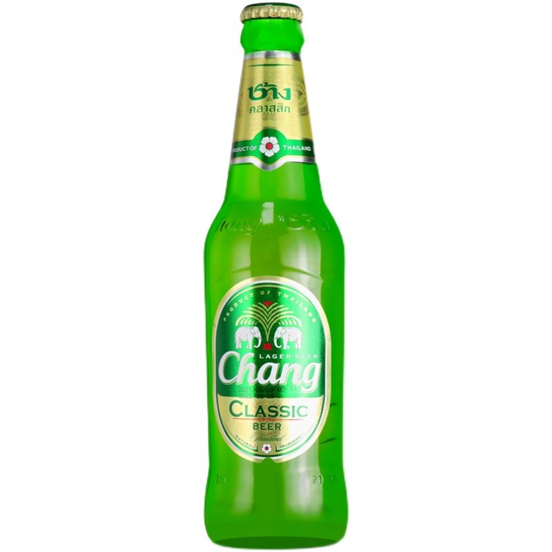 啤酒泰国瓶装320ml聚会原装进口黄啤酒清爽型大象chang啤酒