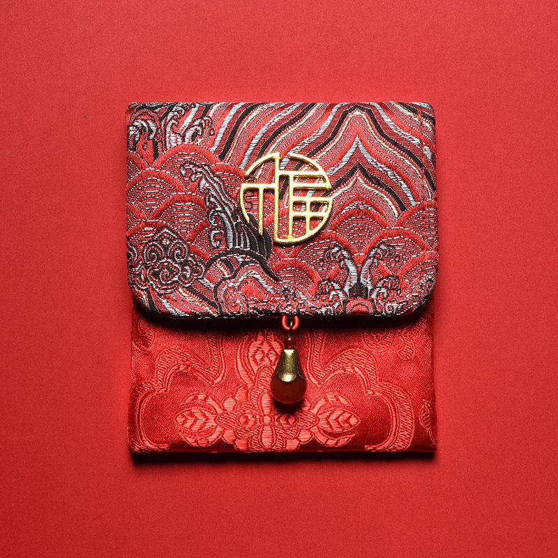 国潮手工刺绣红包零钱钱袋节假日鼠年压岁包袋红包