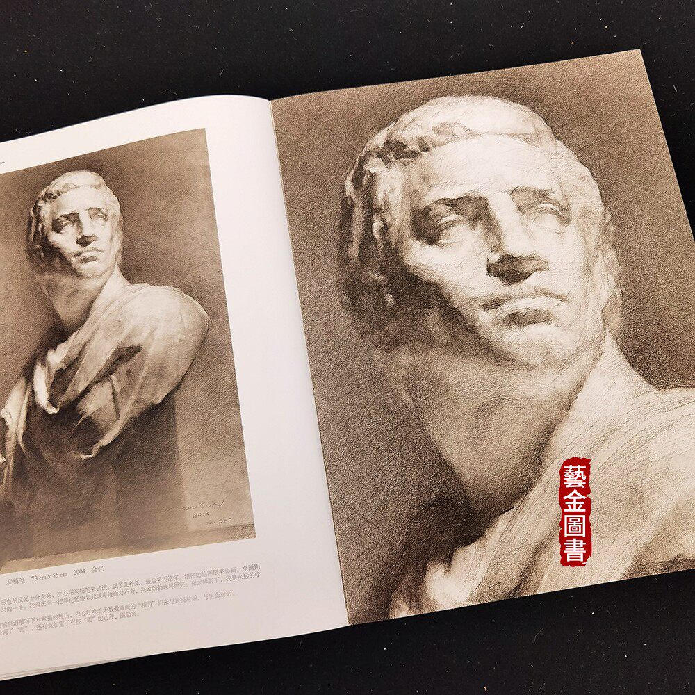 冉茂芹素描1名家经典素描广西美术出版社名家大师素描头像素描静物