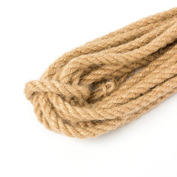 黄麻绳彩色复古编织捆绑装饰环境幼儿园材料diy绳子