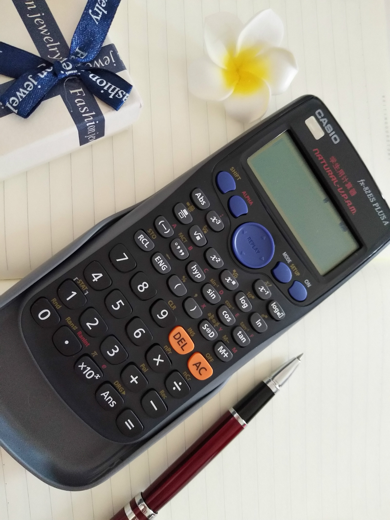 卡西欧fx82esplus函数计算器中考高考计算机会计办公计算器