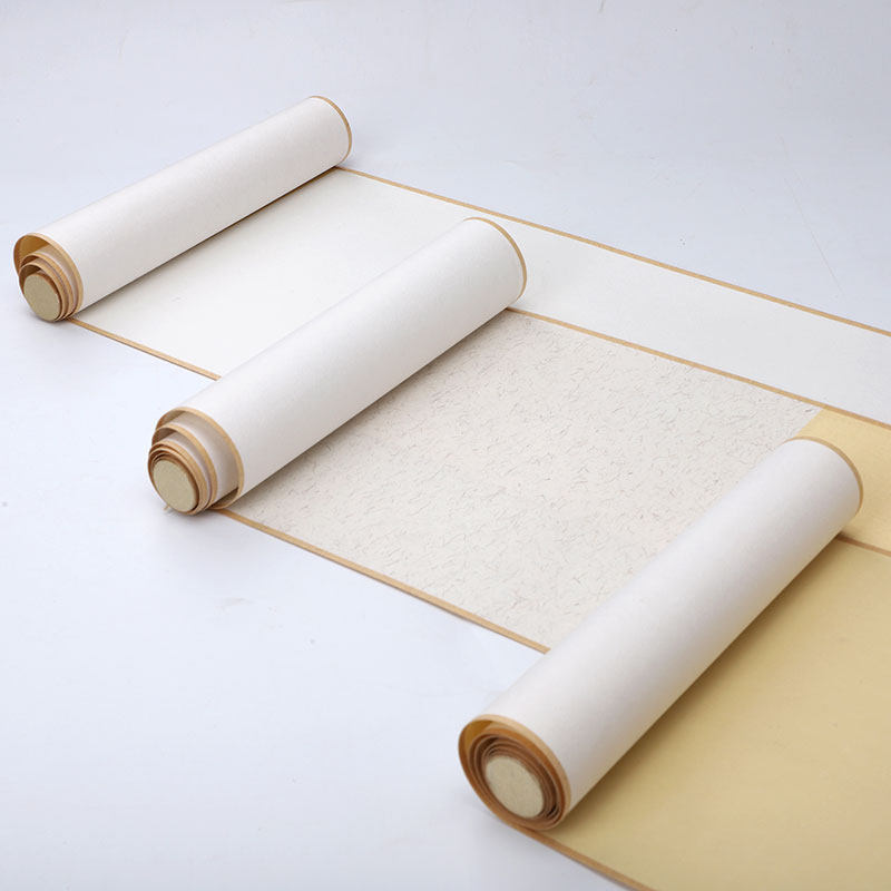 宣纸半生熟生宣挂文人挂画书法茶室茶挂装裱宣纸