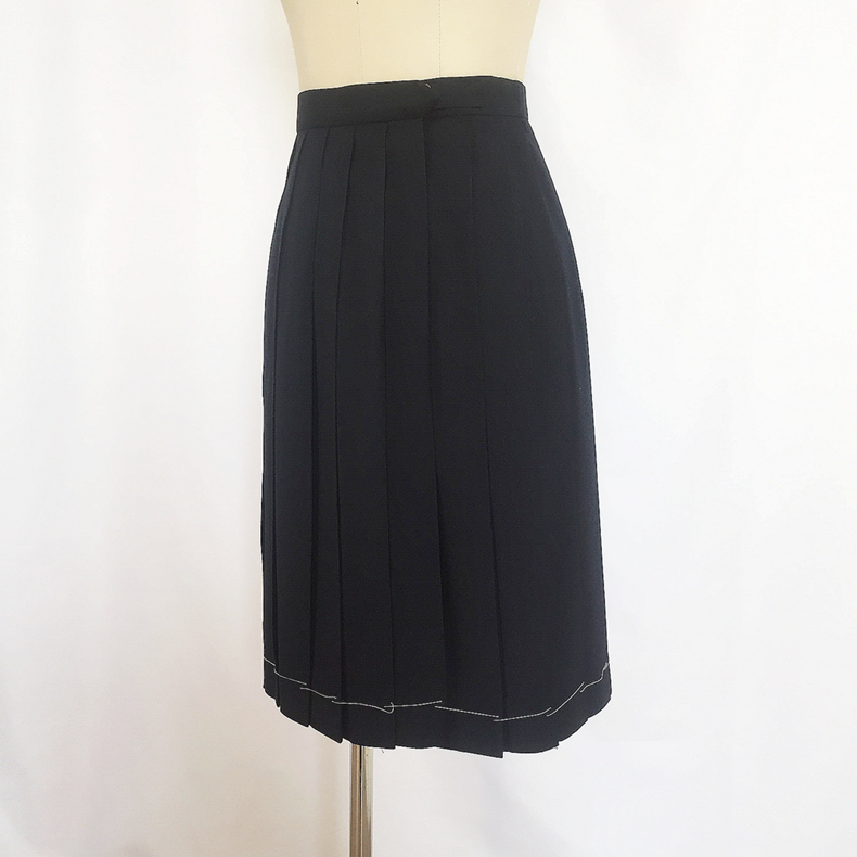 轮褶现货480g浓绀秋冬裙360g夏裙十箱褶月野house配裙