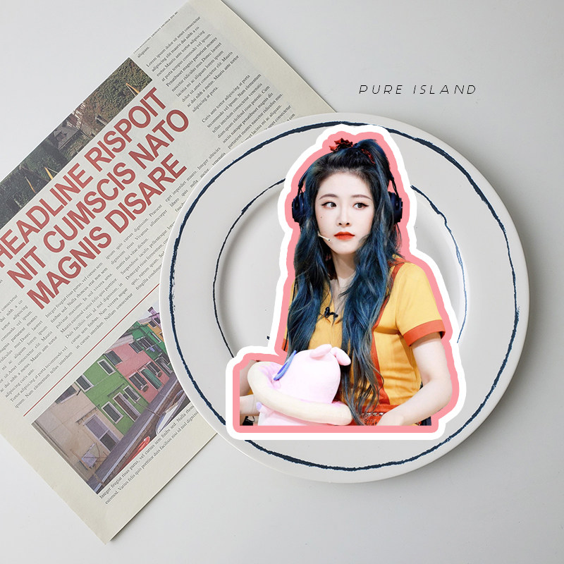 明星the9喻言贴纸周边手帐箱diy贴画防水照片贴纸