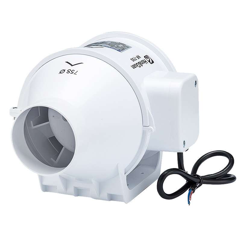 鸿冠管道换气排气扇hf75s静音小型室内抽风风机换气扇