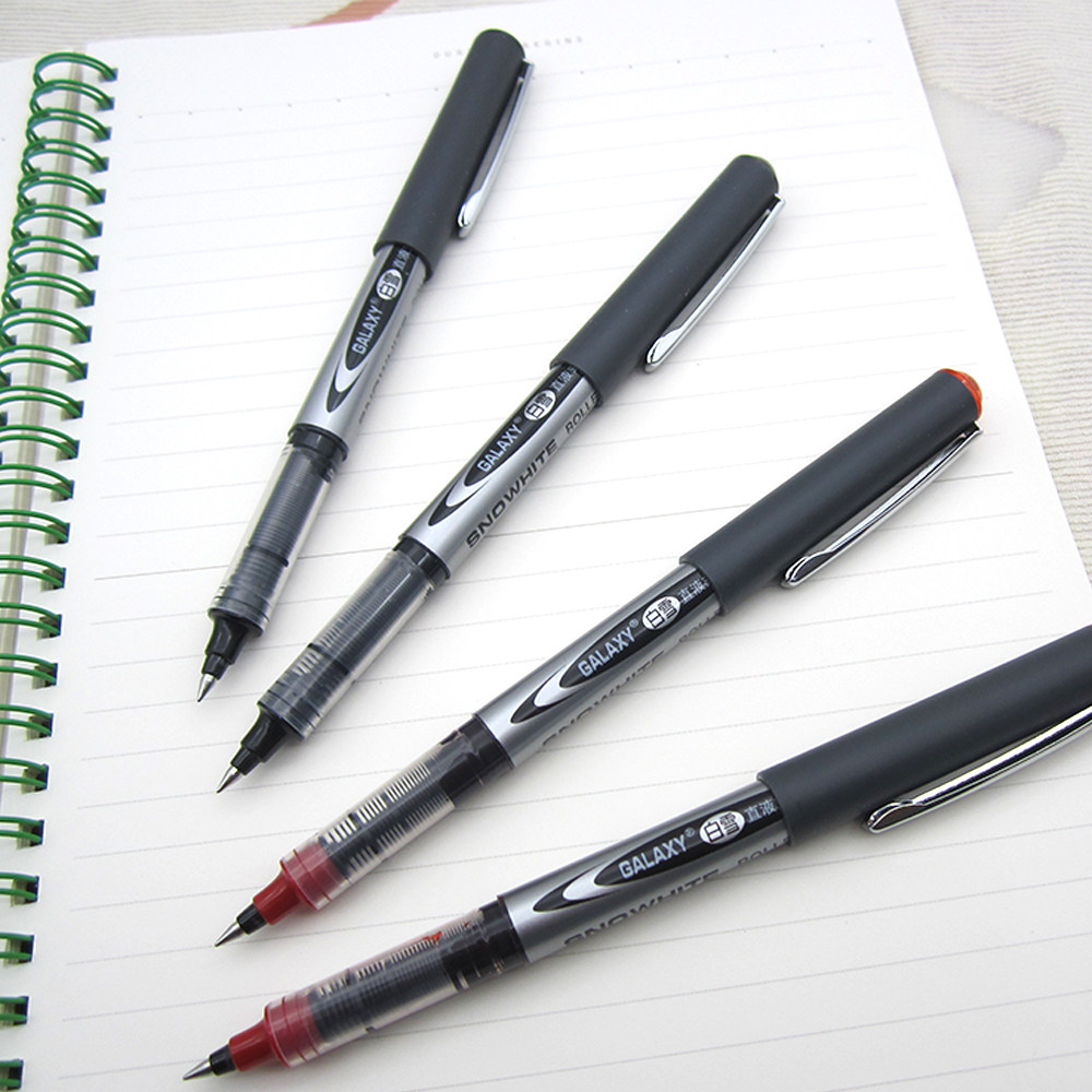 白雪直液走珠笔子弹头针管型签字笔中性笔pvr-155学生办公中性笔